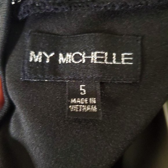 Black with Lace Party Dress - Picture 4 of 11